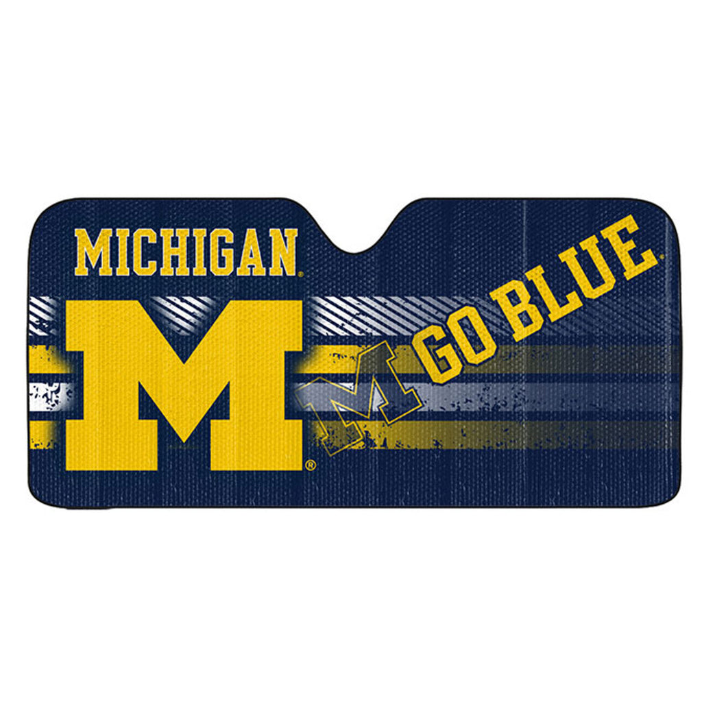 Michigan Wolverines Auto Sun Shade 59x27