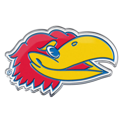 Kansas Jayhawks Auto Emblem Color Alternate Logo Special Order