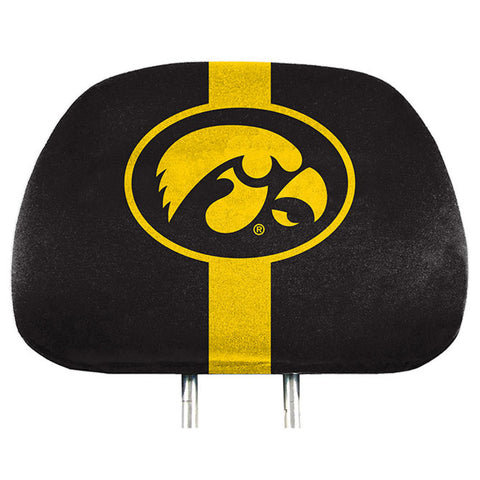 Iowa Hawkeyes Headrest Covers Full Printed Style Special Order