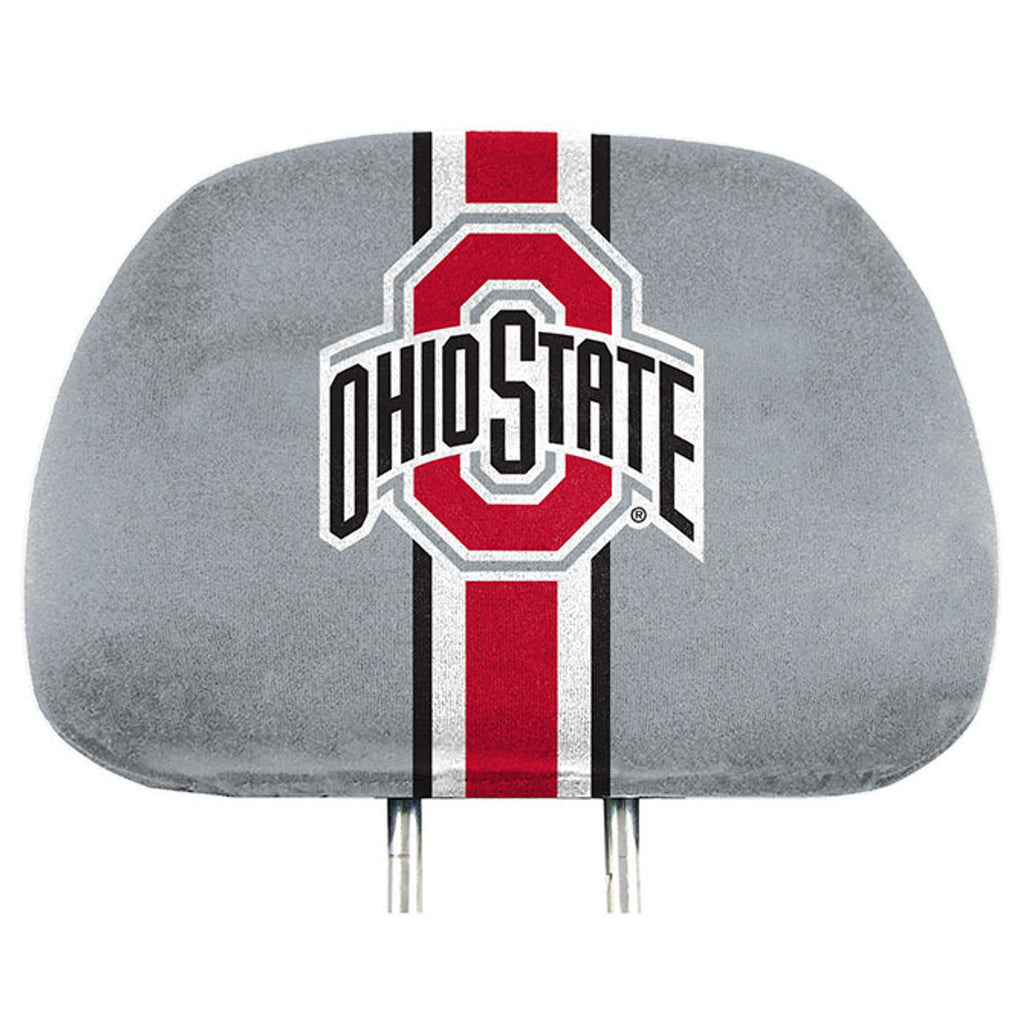 Ohio State Buckeyes Headrest Covers Full Printed Style Special Order