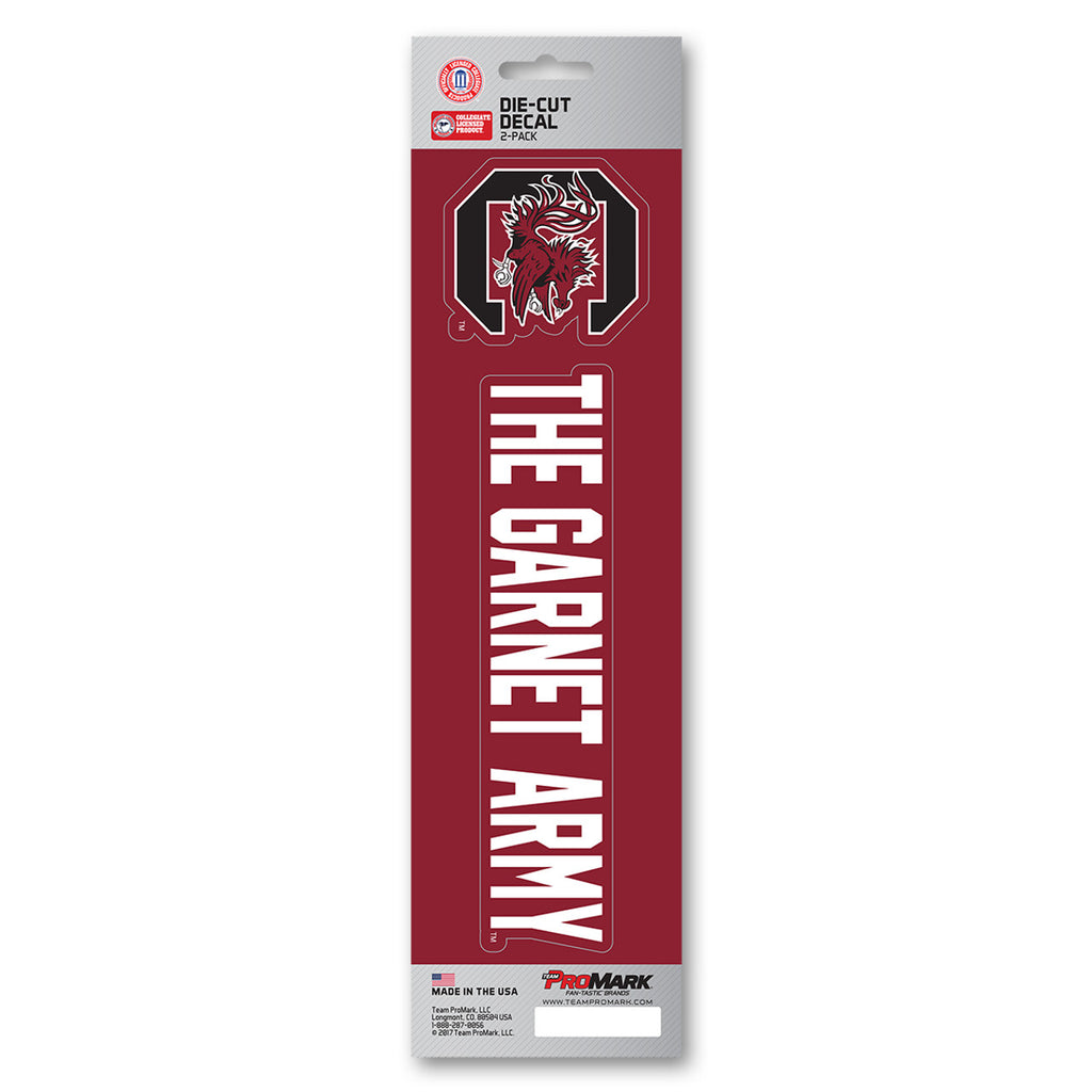 South Carolina Gamecocks Decal Die Cut Slogan Pack