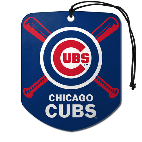 Chicago Cubs Air Freshener Shield Design 2 Pack