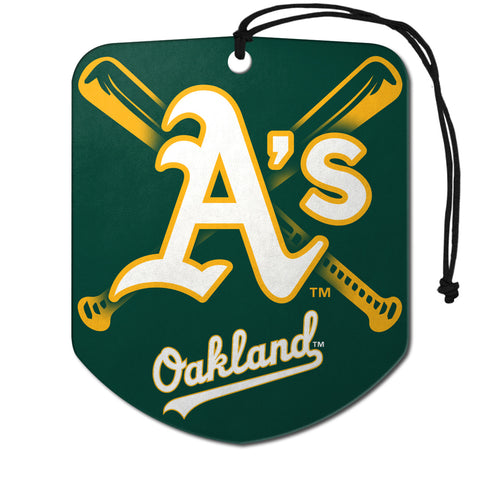 Oakland Athletics Air Freshener Shield Design 2 Pack Special Order