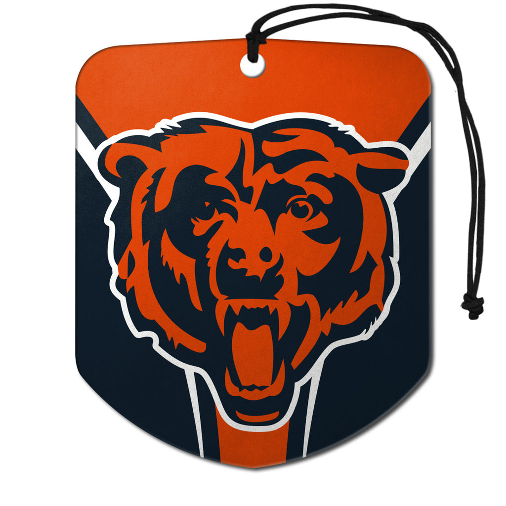 Chicago Bears Air Freshener Shield Design 2 Pack
