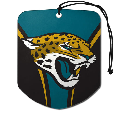 Jacksonville Jaguars Air Freshener Shield Design 2 Pack