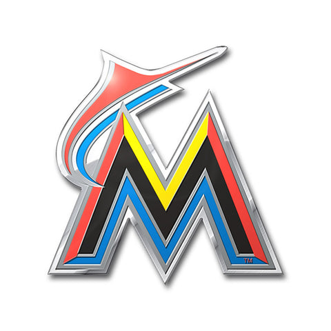 Miami Marlins Auto Emblem Color