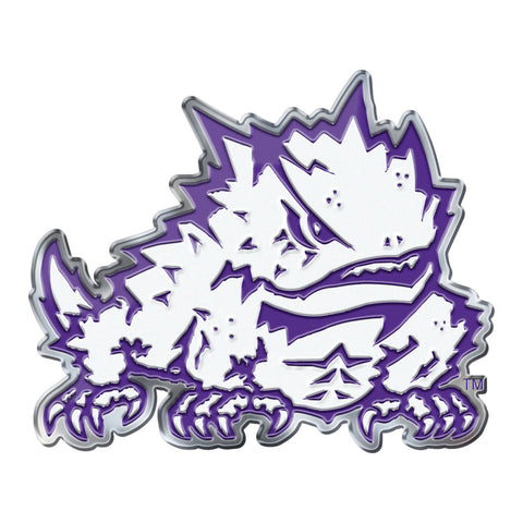 Texas Christian Horned Frogs Auto Emblem Color