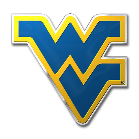 West Virginia Mountaineers Auto Emblem Color