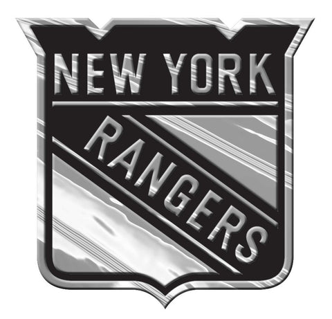 New York Rangers Auto Emblem Silver