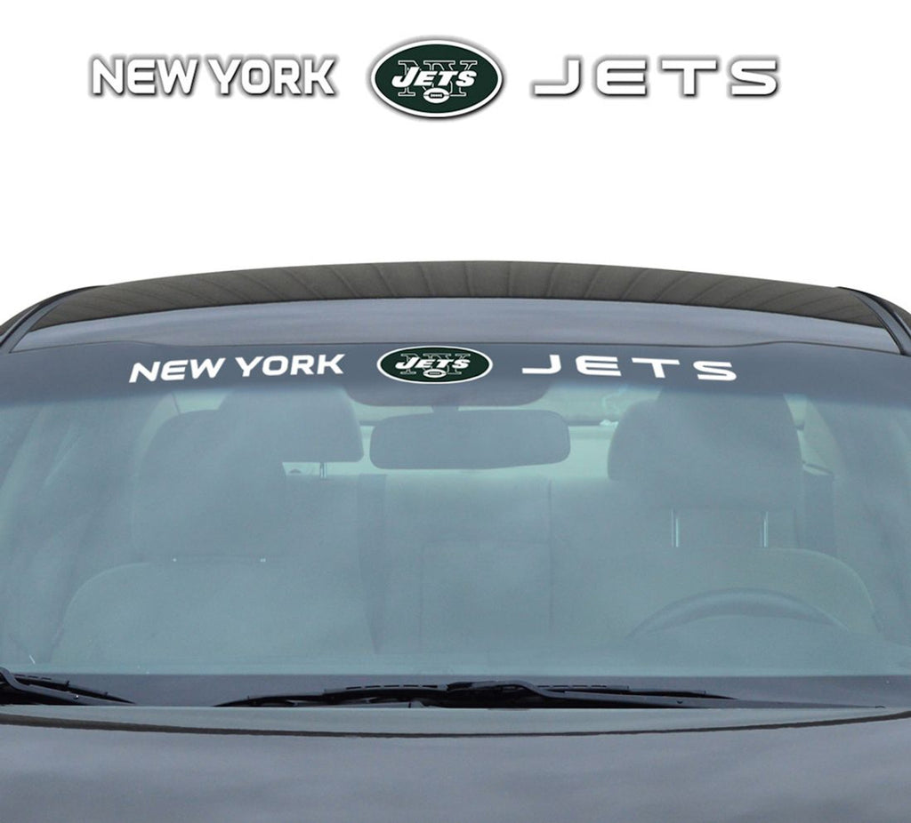 New York Jets Decal 35x4 Windshield Special Order