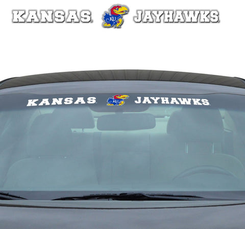 Kansas Jayhawks Decal 35x4 Windshield Style Special Order