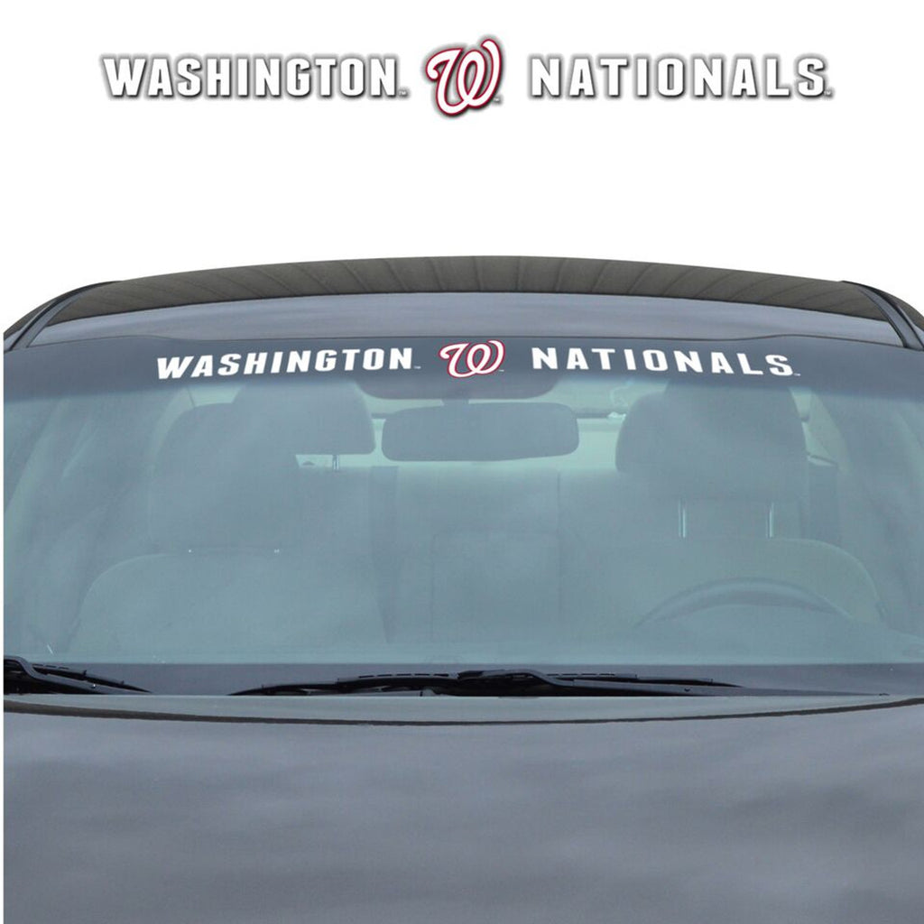 Washington Nationals Decal 35x4 Windshield Special Order