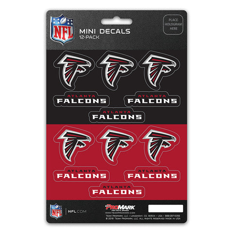 Atlanta Falcons Decal Set Mini 12 Pack