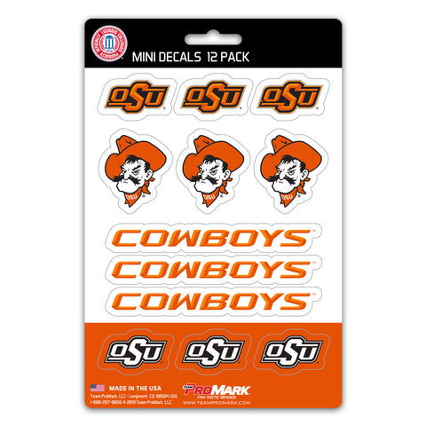 Oklahoma State Cowboys Decal Set Mini 12 Pack Special Order
