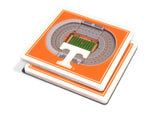 NCAA Tennessee Volunteers 3D StadiumViews Coasters
