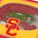 NCAA USC Trojans 3D StadiumViews Coasters
