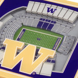 NCAA Washington Huskies 3D StadiumViews Coasters