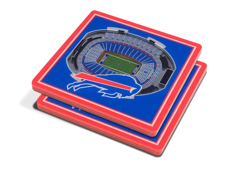 NFL Buffalo Bills 3D StadiumViews Coasters