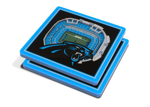 NFL Carolina Panthers 3D StadiumViews Coasters