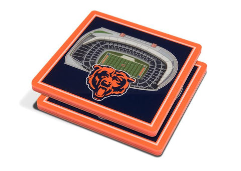 NFL Chicago Bears 3D StadiumViews Coasters