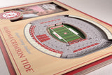 NCAA Alabama Crimson Tide 3D StadiumViews Picture Frame