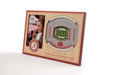 NCAA Alabama Crimson Tide 3D StadiumViews Picture Frame