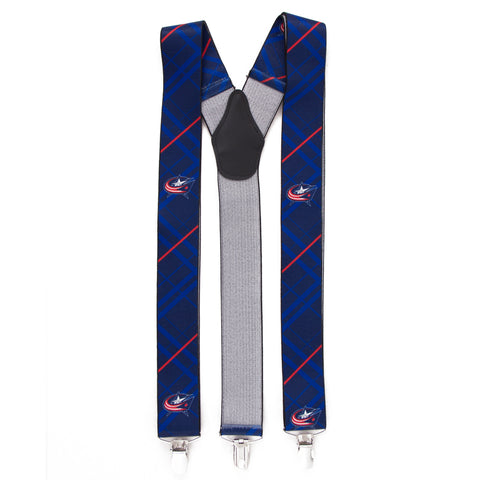  Columbus Blue Jackets Oxford Suspenders