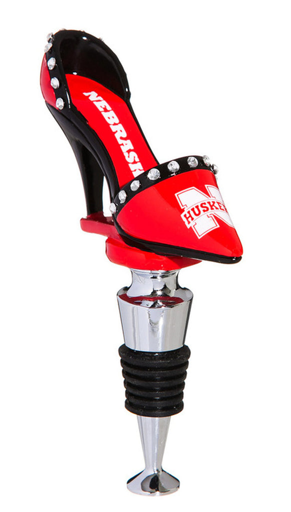 Nebraska Cornhuskers Bottle Stopper Shoe 