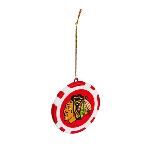Chicago Blackhawks Ornament Game Chip Special Order 