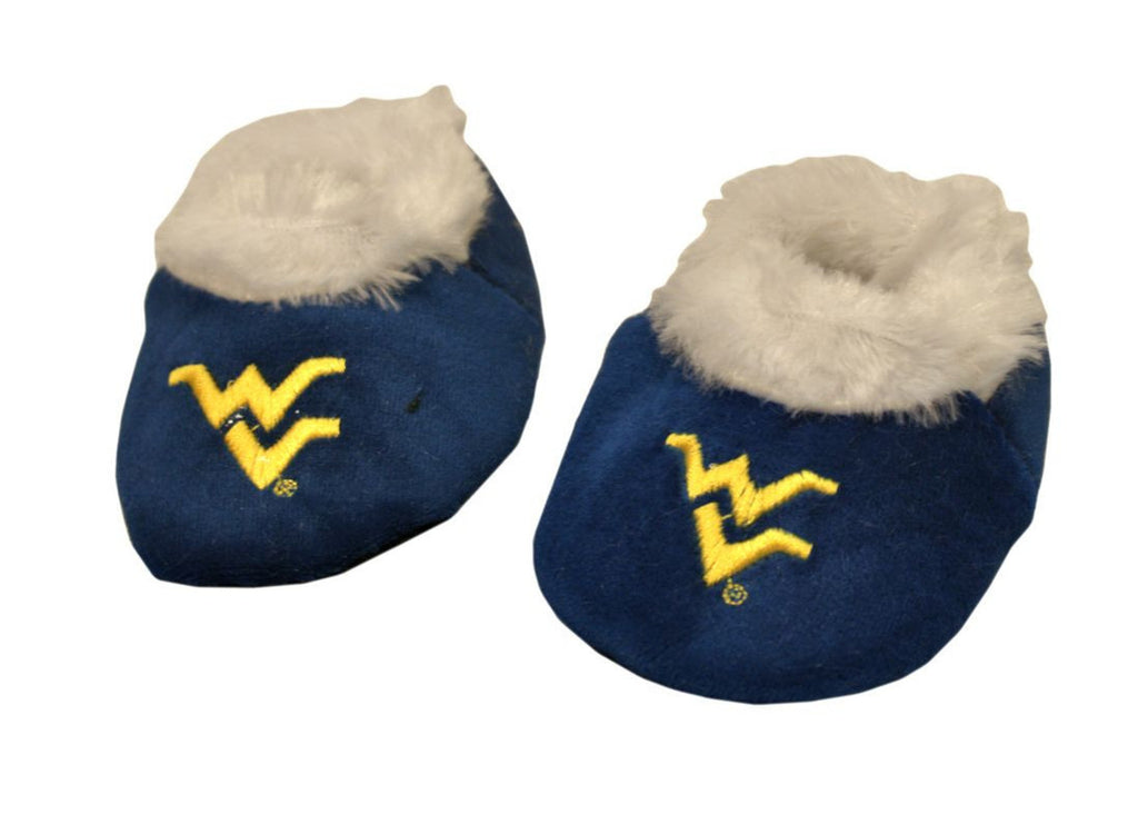 West Virginia Mountaineers Slipper Baby Bootie 3 6 Months M