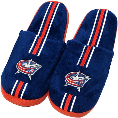 Columbus Blue Jackets Slipper Men Stripe 1 Pair