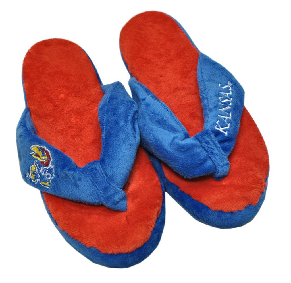 Kansas Jayhawks Slipper Women Thong Flip Flop 1 Pair