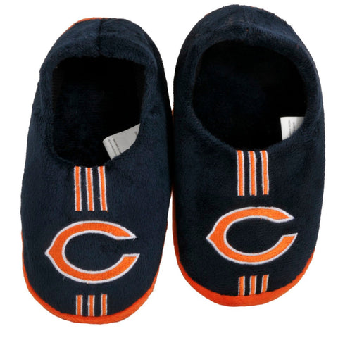 Chicago Bears Slipper Youth 4 7 Size 10 11 Stripe (1 Pair) M