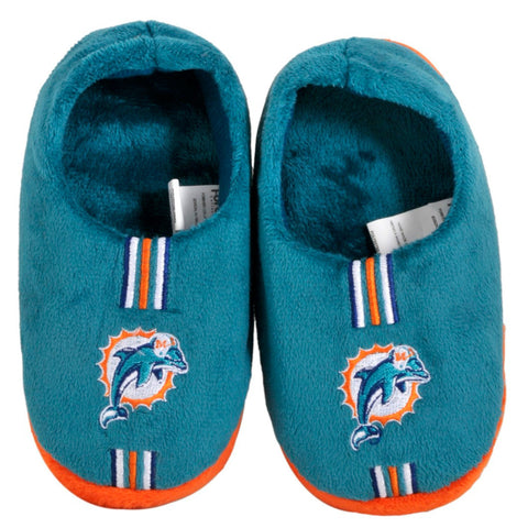 Miami Dolphins Slipper Youth 4 7 Size 8 9 Stripe (1 Pair) S