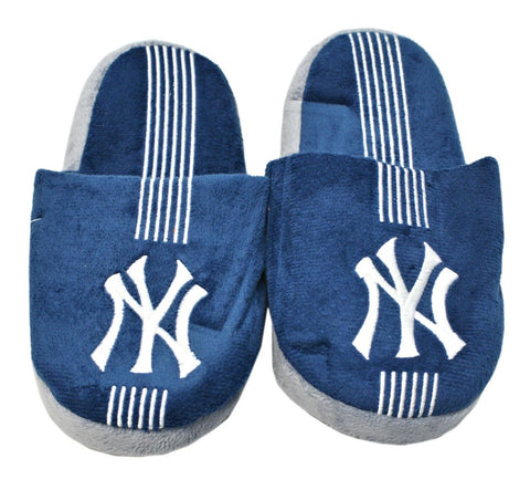 New York Yankees Slipper Youth 8 16 Size 3 4 Stripe (1 Pair) M