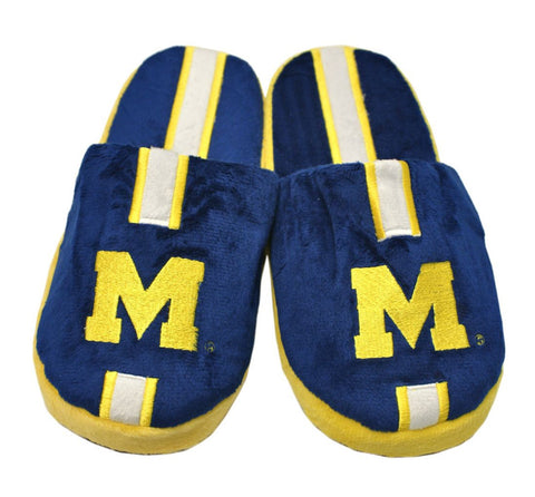 Michigan Wolverines Slipper Youth 8 16 Size 3 4 Stripe (1 Pair) M