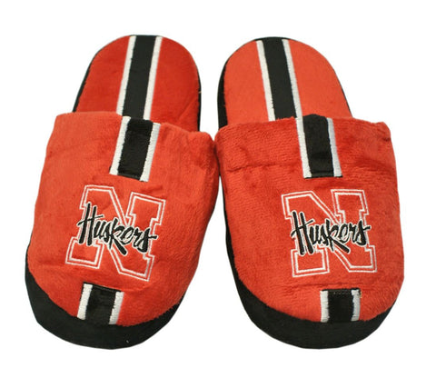 Nebraska Cornhuskers Slipper Youth 8 16 Size 5 6 Stripe (1 Pair) L