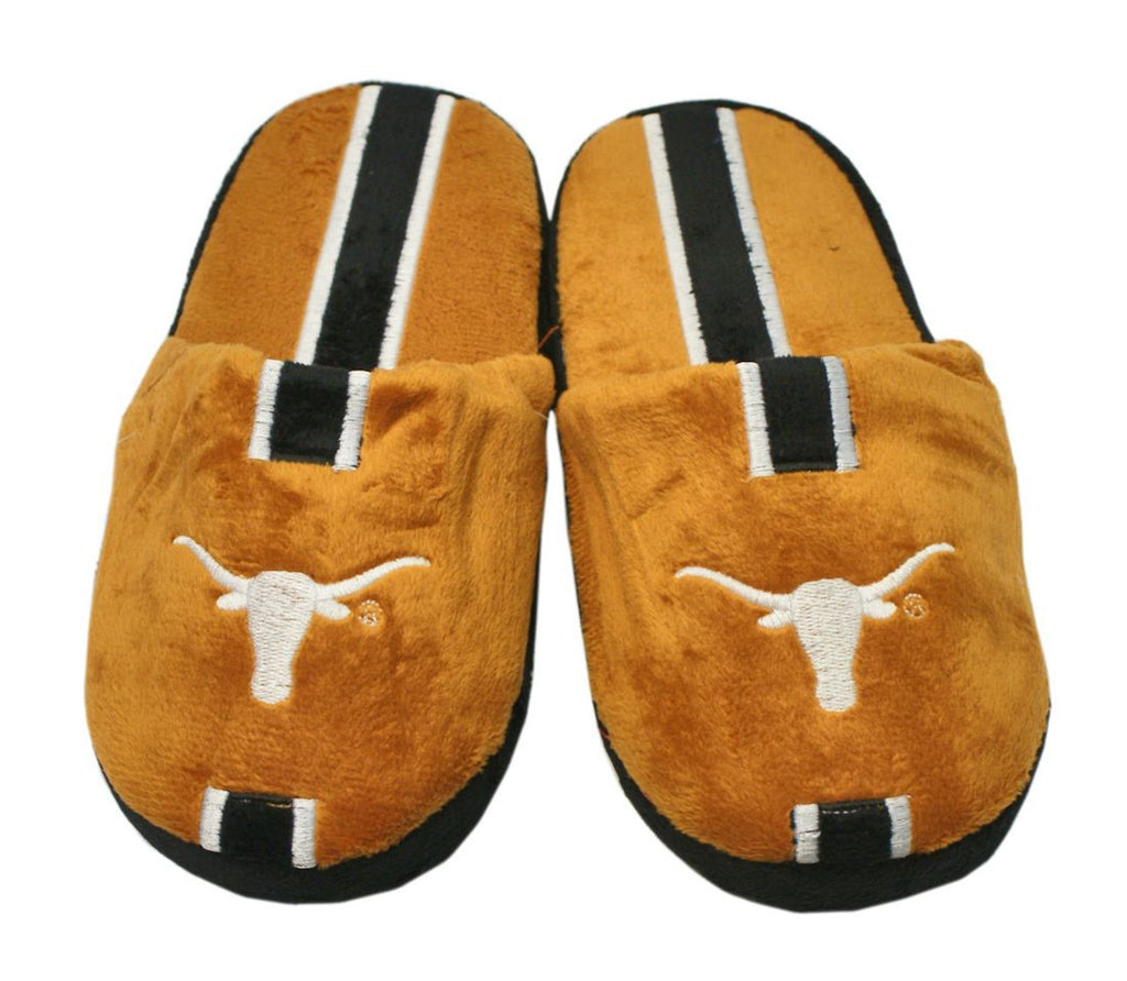 Texas Longhorns Slipper Youth 8 16 Size 3 4 Stripe (1 Pair) M