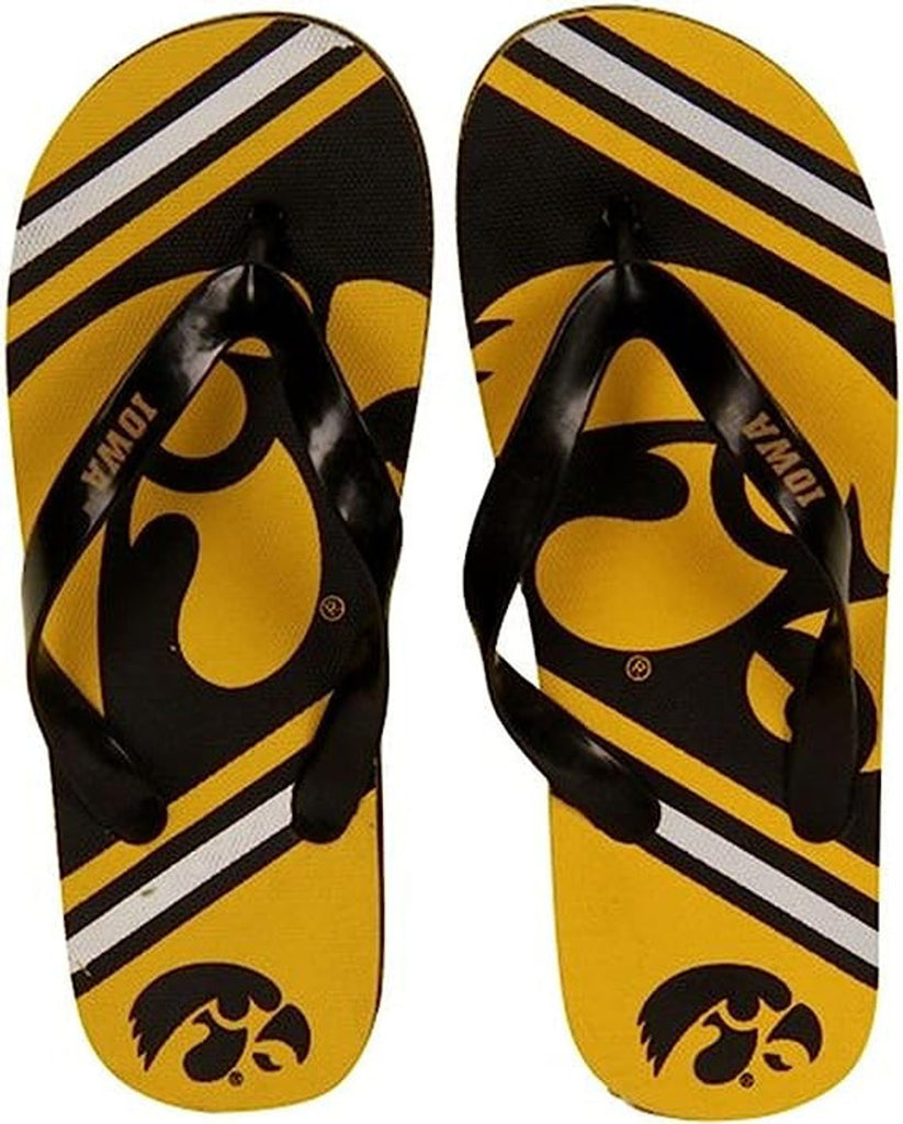 Iowa Hawkeyes Flip Flop Women Jelly (1 Pair) L