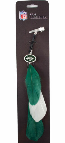 New York Jets Team Color Feather Hair Clip 