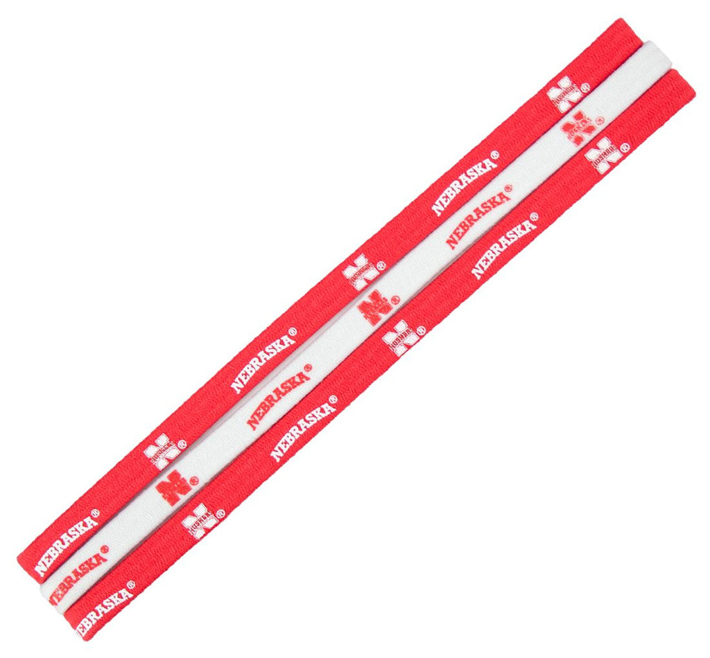 Nebraska Cornhuskers Elastic Headbands Special Order