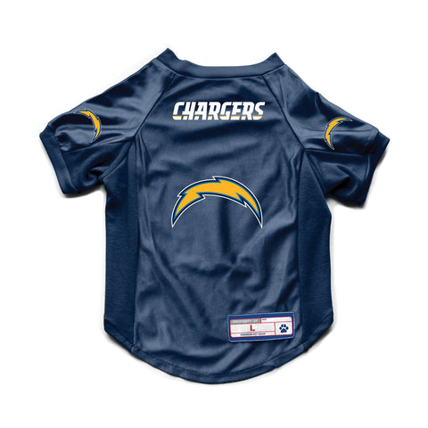 Los Angeles Chargers Pet Jersey Stretch Size Big Dog