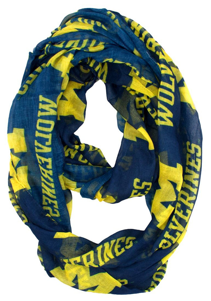 Michigan Wolverines Infinity Scarf