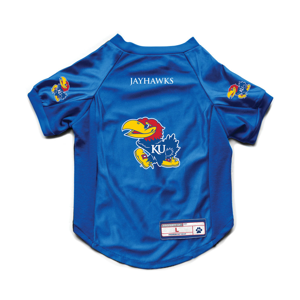 Kansas Jayhawks Pet Jersey Stretch Size