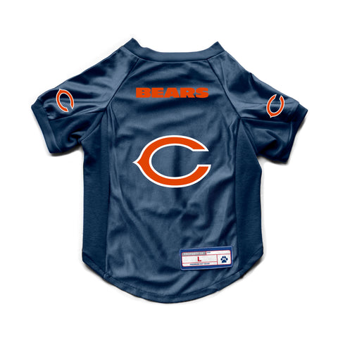 Chicago Bears Pet Jersey Stretch Size L Special Order 