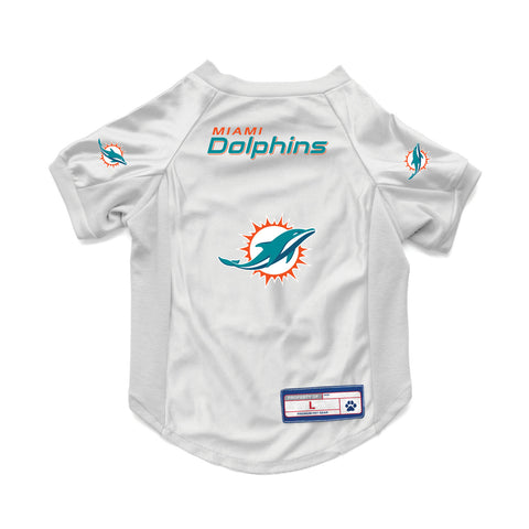 Miami Dolphins Pet Jersey Stretch Size Special Order