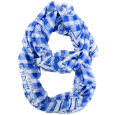 Kentucky Wildcats Infinity Scarf Plaid