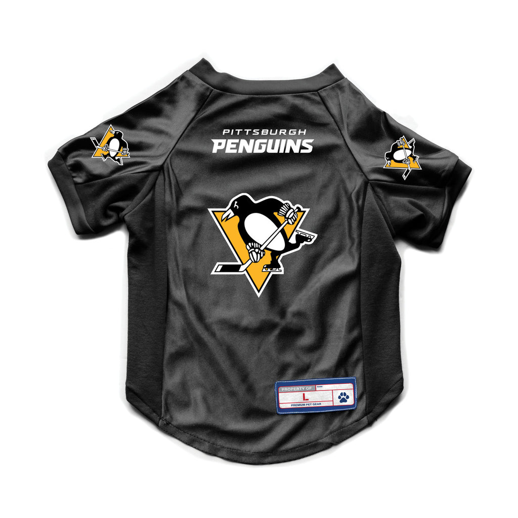 Pittsburgh Penguins Pet Jersey Stretch Size L