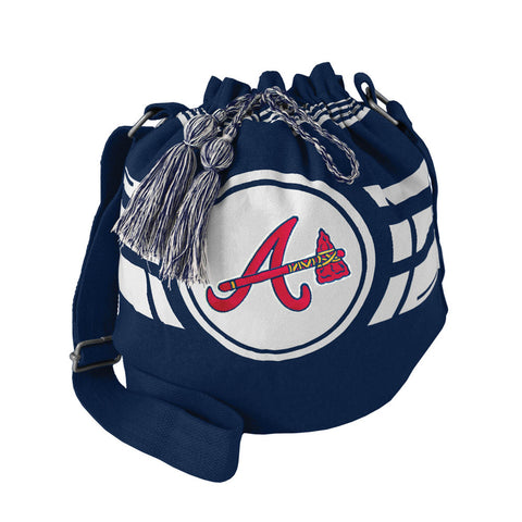 Atlanta Braves Bag Ripple Drawstring Bucket Style