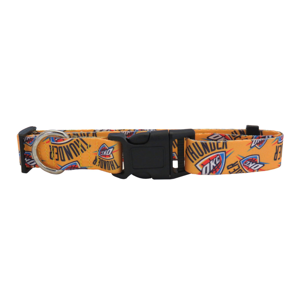 Oklahoma City Thunder Pet Collar Size